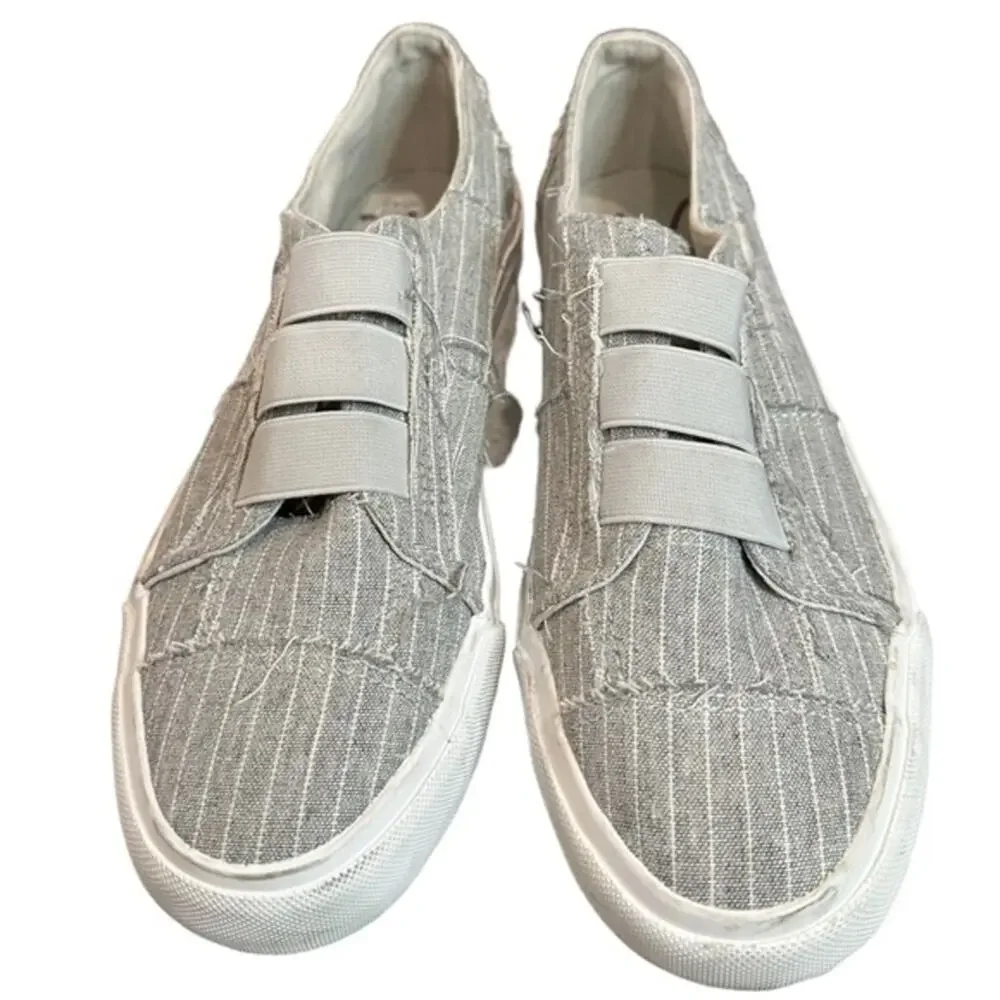 Blowfish‎ Maura canvas slip ons. Flats gray fabric size 8.5 - Picture 4 of 10
